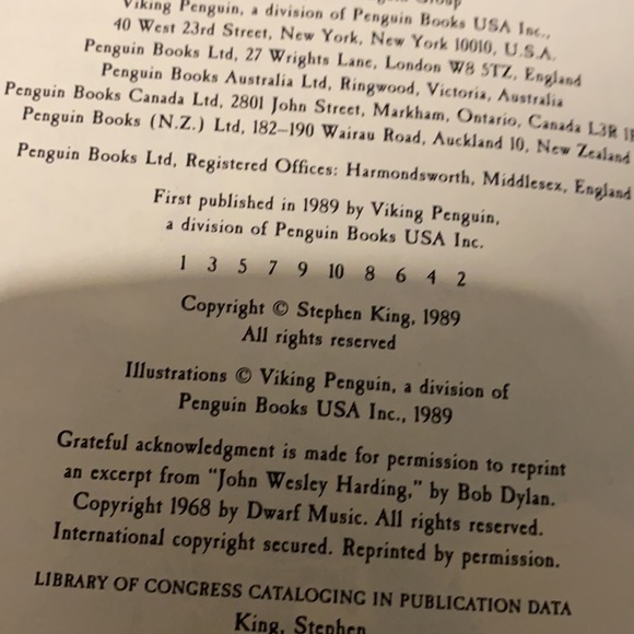 Stephen King The Dark Half First Edition - Picture 3 of 6